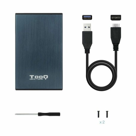 Scatola Esterna TooQ TQE-2527PB Azzurro 2,5"