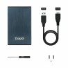 Scatola Esterna TooQ TQE-2527PB Azzurro 2,5"