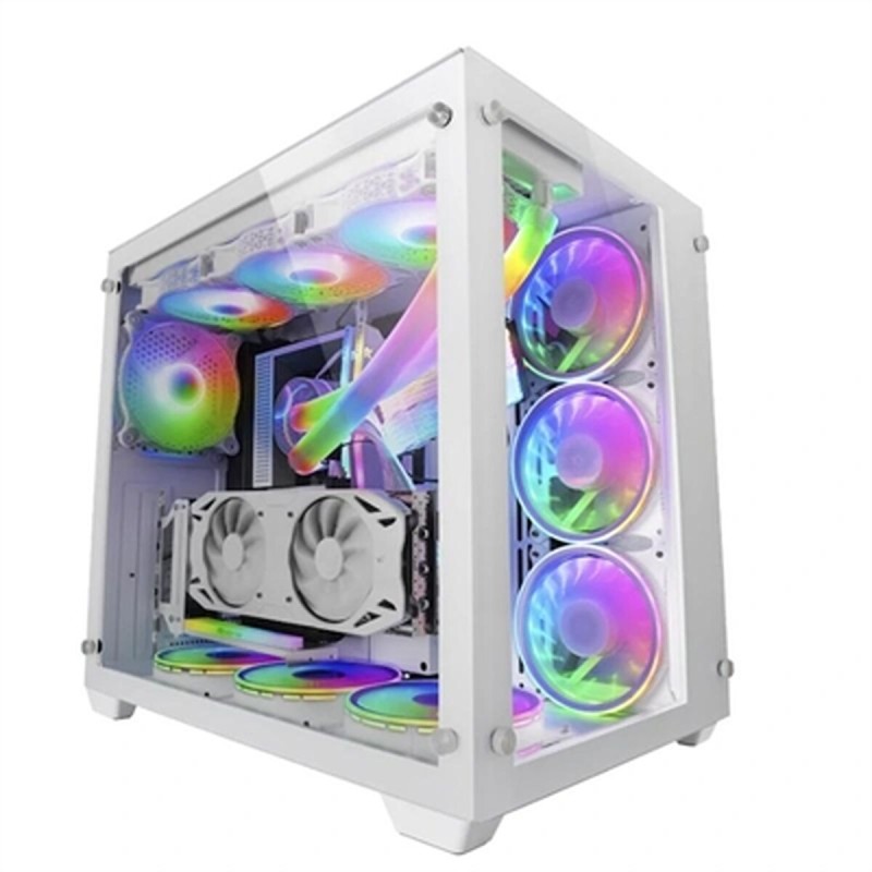 Case computer desktop ATX Mars Gaming MCV3W Bianco RGB Case computer desktop ATX Mars Gaming MCV3W Bianco RGB