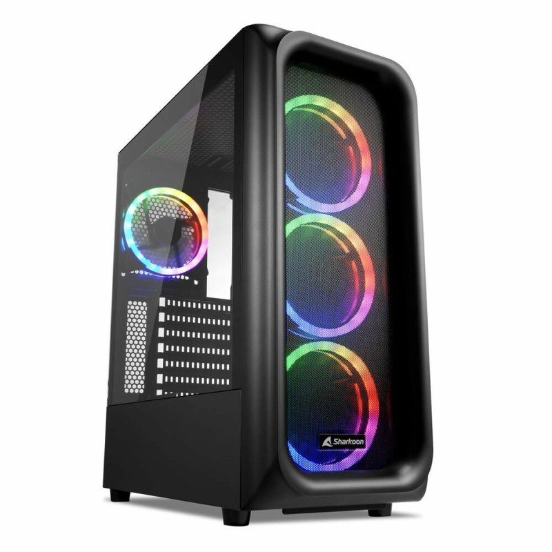 Case computer desktop ATX Sharkoon TK5M RGB ATX Nero Case computer desktop ATX Sharkoon TK5M RGB ATX Nero