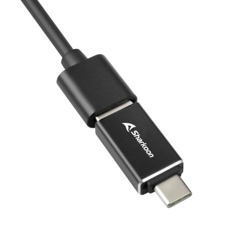 Hub USB 4 Porte Sharkoon Nero