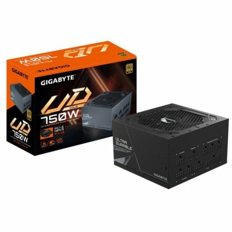 Fonte di Alimentazione Gigabyte GP-UD750GM PG5 750W 80+ GOLD 750 W 105 W 80 Plus Gold Fonte di Alimentazione Gigabyte GP-UD750GM PG5 750W 80+ GOLD 750 W 105 W 80 Plus Gold