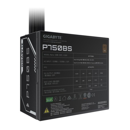 Fonte di Alimentazione Gigabyte GP-P750BS/PSU 750 W 80 Plus Bronze
