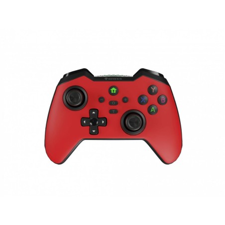 Controller Gaming Genesis MANGAN 400 Bluetooth Rosso