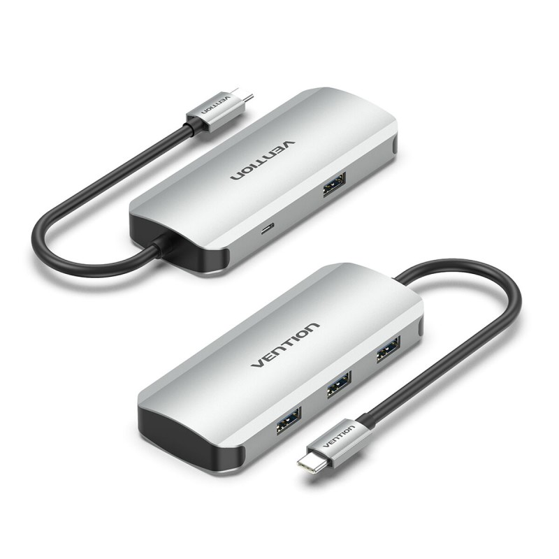 Hub USB Vention TNAHB Grigio Hub USB Vention TNAHB Grigio