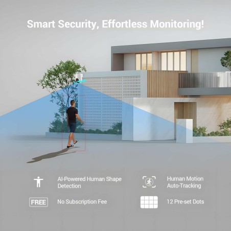 Videocamera di Sorveglianza Ezviz CS-H8C-R200-1K3KFL4GA 4MM