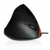 Mouse Ergonomico Ottico Ewent EW3156 1000 dpi USB Nero Nero/Rosso Rosso/Nero