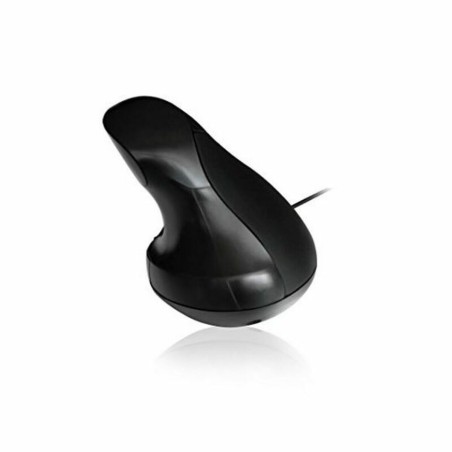 Mouse Ergonomico Ottico Ewent EW3156 1000 dpi USB Nero Nero/Rosso Rosso/Nero