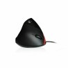 Mouse Ergonomico Ottico Ewent EW3156 1000 dpi USB Nero Nero/Rosso Rosso/Nero