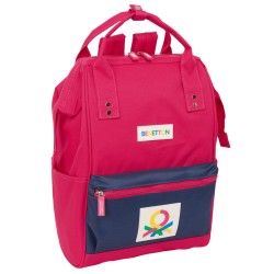 Zaino Casual Benetton benetton Ciliegia Blu Marino