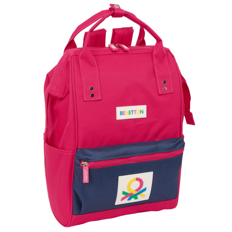 Zaino Casual Benetton benetton Ciliegia Blu Marino Zaino Casual Benetton benetton Ciliegia Blu Marino