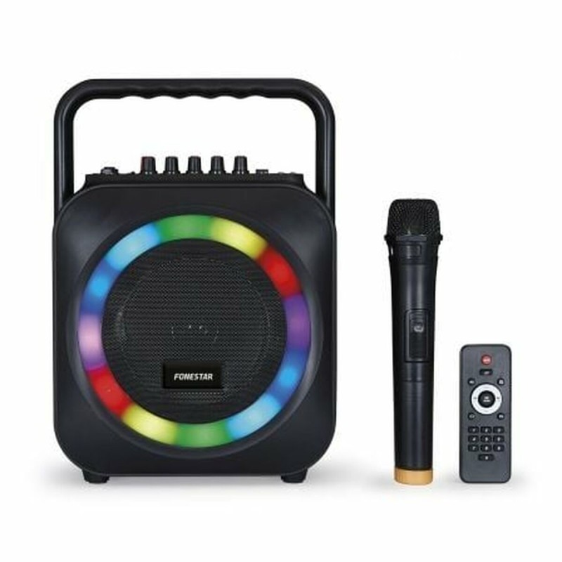 Altoparlanti PC FONESTAR BOX-35LED Nero Ambra Altoparlanti PC FONESTAR BOX-35LED Nero Ambra