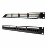 Patch Panel 24 Porte UTP Categoria 6 NANOCABLE 10.21.3124 19" RJ45 Nero
