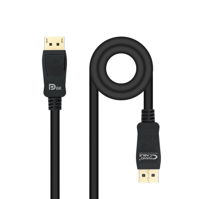 Cavo DisplayPort NANOCABLE 10.15.2502 Nero HDR 8K Ultra HD Cavo DisplayPort NANOCABLE 10.15.2502 Nero HDR 8K Ultra HD
