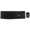 Tastiera e Mouse Wireless NGS NGSWIRELESSSETALLUREKIT Nero