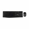Tastiera e Mouse Wireless NGS NGSWIRELESSSETALLUREKIT Nero