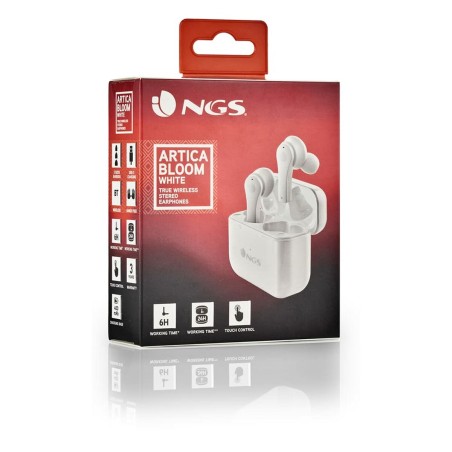 Auricolari Bluetooth NGS ARTICABLOOMWHITE Bianco Nero