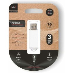 Memoria USB Tech One Tech Basic Bianco 16 GB
