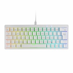 Tastiera per Giochi Mars Gaming MKMINIPROWBES Bianco Qwerty US