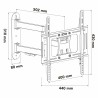 Supporto da Parete Nox-Xtreme NXLITEWALLFLEX 55"