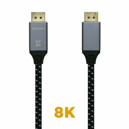 Cavo DisplayPort Aisens A149-0435 Nero Nero/Grigio 1 m