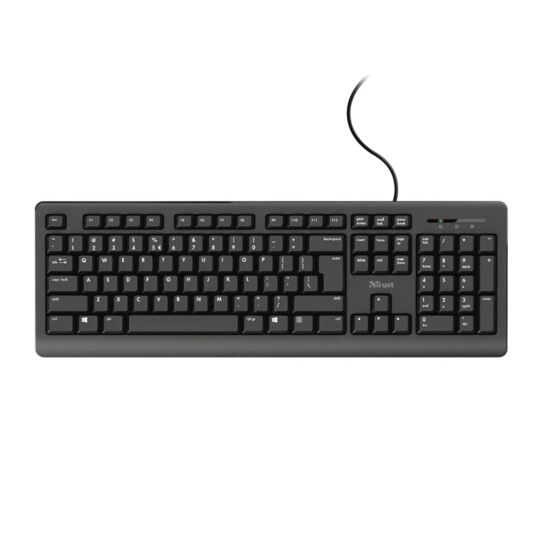 Tastiera Trust Primo Qwerty portoghese Nero Tastiera Trust Primo Qwerty portoghese Nero