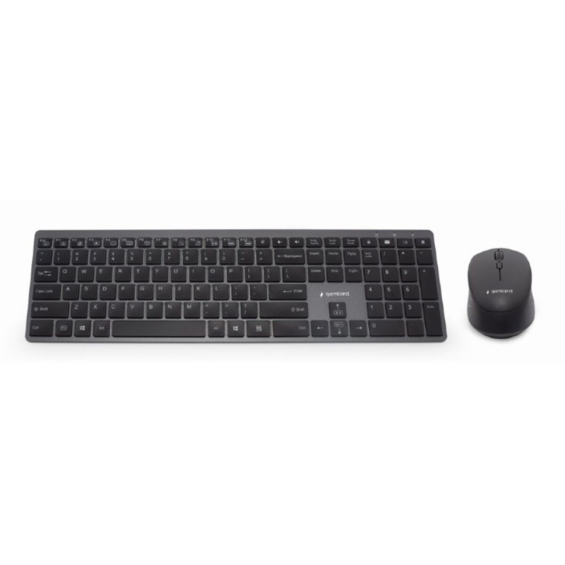 Tastiera GEMBIRD KBS-ECLIPSE-M500-ES Nero Qwerty in Spagnolo Tastiera GEMBIRD KBS-ECLIPSE-M500-ES Nero Qwerty in Spagnolo