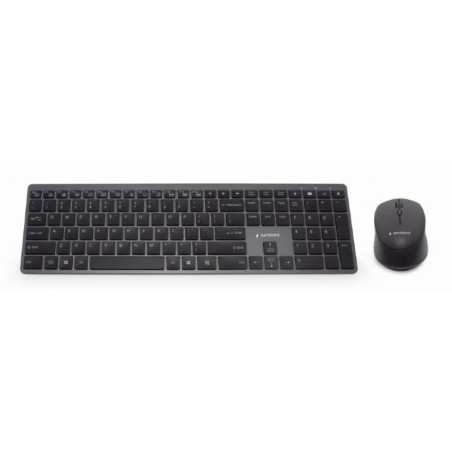 Tastiera GEMBIRD KBS-ECLIPSE-M500-ES Nero Qwerty in Spagnolo