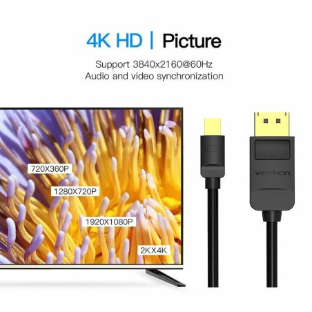 Adattatore Mini DisplayPort con DisplayPort Vention HAABI