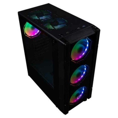 Case computer desktop ATX Hiditec V30 ARGB Nero