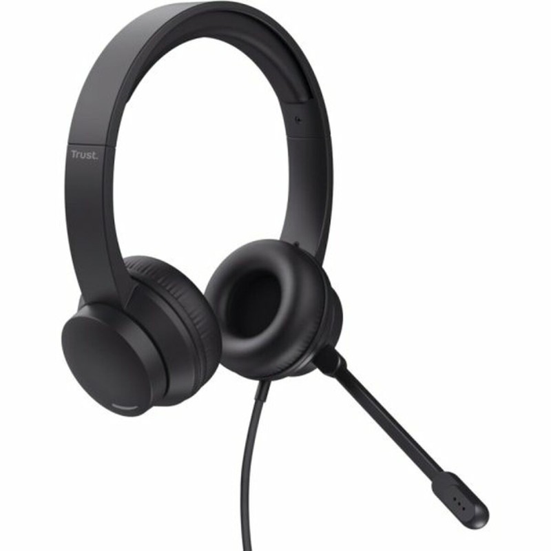 Auricolari con Microfono Trust 25087 Nero Auricolari con Microfono Trust 25087 Nero