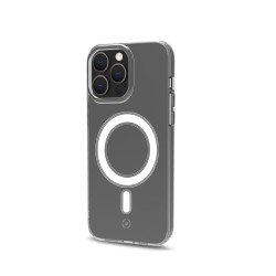 Custodia per Cellulare Celly iPhone 14 Pro Nero Trasparente Bianco