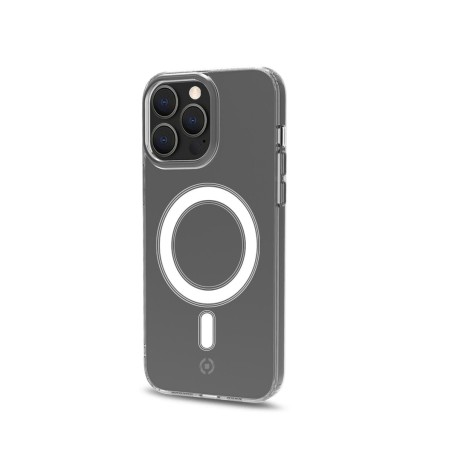 Custodia per Cellulare Celly iPhone 14 Pro Nero Trasparente Bianco