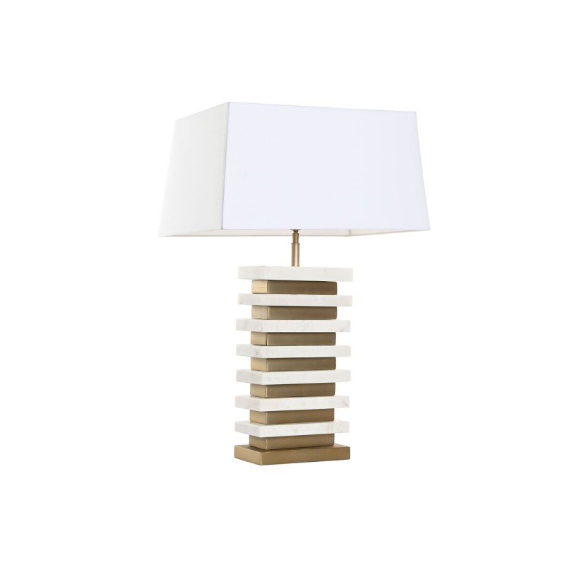 Lampada da tavolo Home ESPRIT Bianco Dorato 50 W 220 V Lampada da tavolo Home ESPRIT Bianco Dorato 50 W 220 V