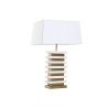 Lampada da tavolo Home ESPRIT Bianco Dorato 50 W 220 V