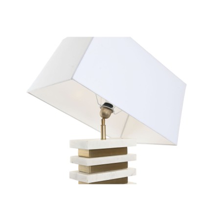 Lampada da tavolo Home ESPRIT Bianco Dorato 50 W 220 V