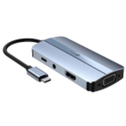 Hub USB LEOTEC LEDS04 Grigio
