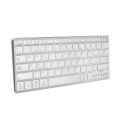 Tastiera Wireless Subblim SUB-KB-3ADC200 BLUETOOTH 3.0 350 mAh Qwerty in Spagnolo Argentato Spagnolo