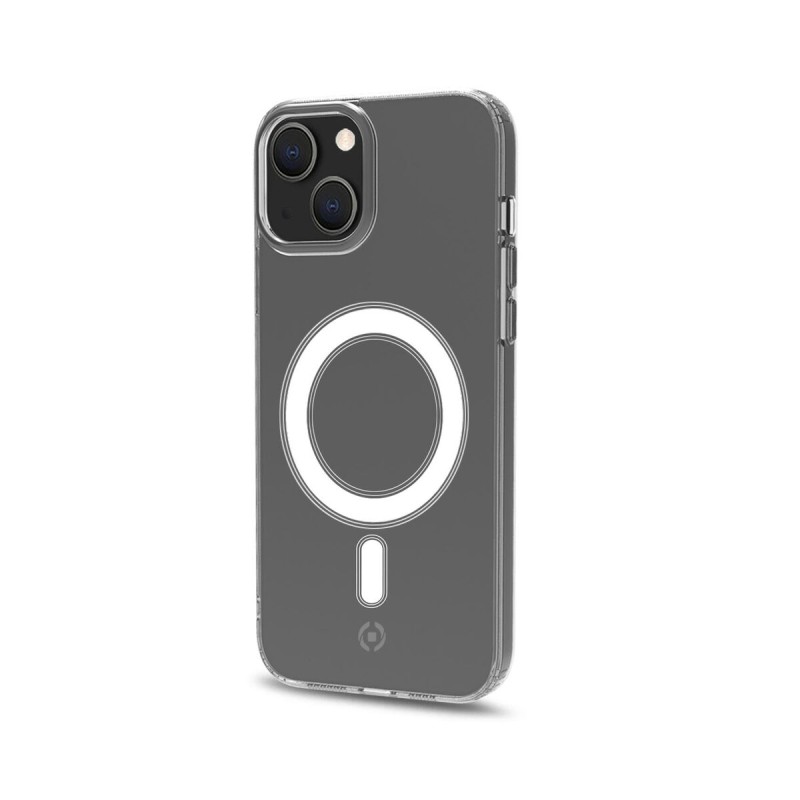 Custodia per Cellulare Celly iPhone 14 Plus Trasparente Bianco Custodia per Cellulare Celly iPhone 14 Plus Trasparente Bianco