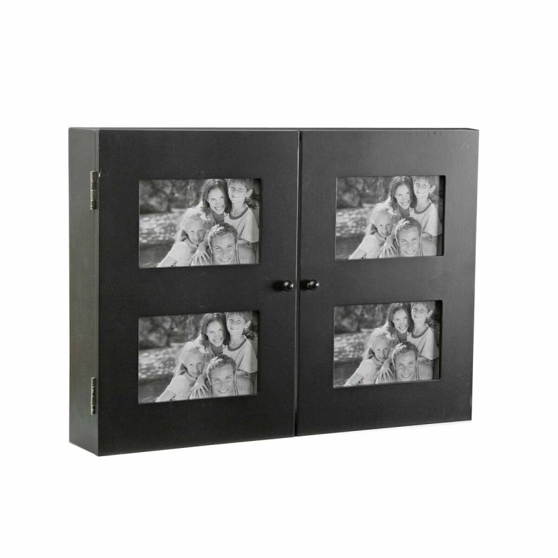 Armadietto portachiavi Versa Nero Legno (8,5 x 33 x 46 cm) Armadietto portachiavi Versa Nero Legno (8,5 x 33 x 46 cm)