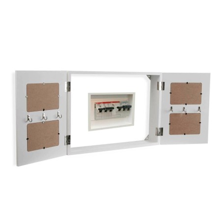 Armadietto portachiavi Versa   Nero Legno (8,5 x 33 x 46 cm)