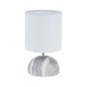 Lampada da tavolo Versa Nero Ceramica 14 x 23,5 x 14 cm
