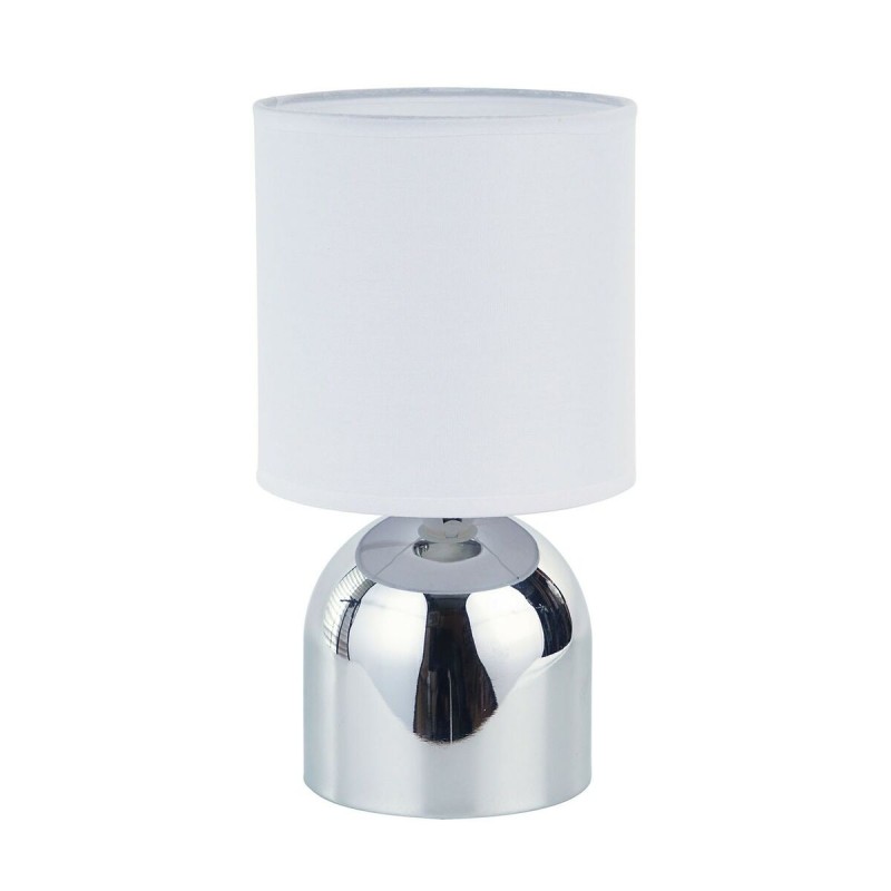 Lampada da tavolo Versa Argentato Metallo 14 x 25 x 14 cm Lampada da tavolo Versa Argentato Metallo 14 x 25 x 14 cm