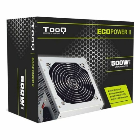Fonte di Alimentazione TooQ TQEP-500S-INT ATX 500W ATX 500 W RoHS