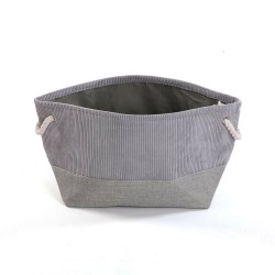 Cestino Multiuso Versa Corduroy 27 x 26 x 27 cm