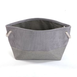 Cestino Multiuso Versa Corduroy 29 x 27 x 39 cm
