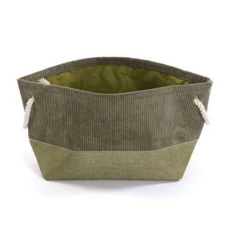 Cestino Multiuso Versa Corduroy 29 x 27 x 39 cm