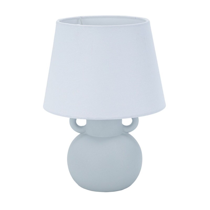 Lampada da tavolo Versa Grigio Lino Ceramica 20 x 28 cm Lampada da tavolo Versa Grigio Lino Ceramica 20 x 28 cm