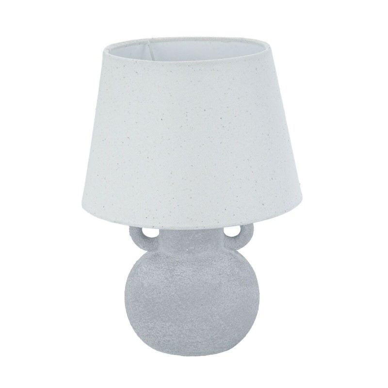 Lampada da tavolo Versa Grigio Lino Ceramica 20 x 28 cm Lampada da tavolo Versa Grigio Lino Ceramica 20 x 28 cm
