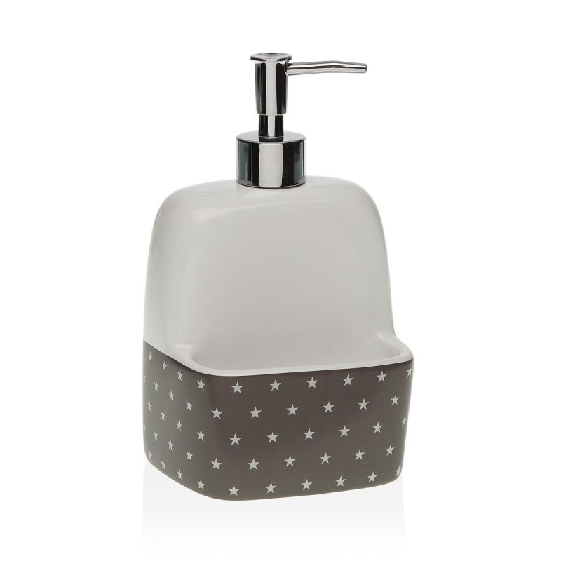 Dispenser di Sapone Versa Stars Soft Ceramica ABS Dolomite 11 x 20,5 x 11 cm Dispenser di Sapone Versa Stars Soft Ceramica ABS Dolomite 11 x 20,5 x 11 cm